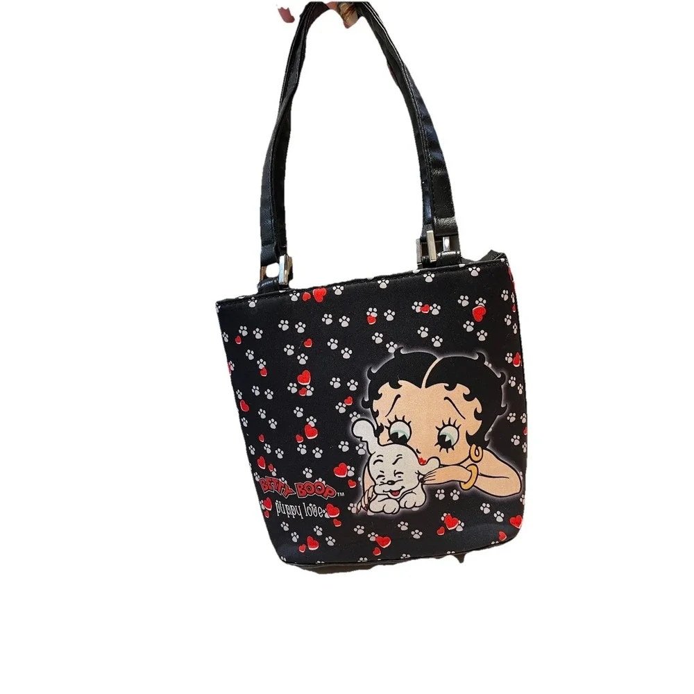 Vintage 2003 Betty Boop Puppy Love Handbag Purse Fleischer Studios Y2K